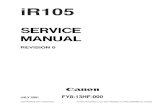 Canon iR105 Service Manual