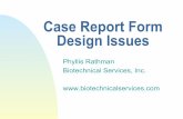 BSI - Case Report Form Design Issues