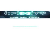 Maglev sci-fi train papermodel for infinity the game