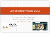 Presentation on Lok Biradari Prakalp at Asha Zurich's Annual General Body Meeting