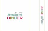 Mini Ultimate Budget Binder