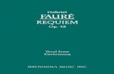 Faure Requiem Vocal Score