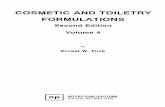 Cosmetic and Toiletry Formulations 2nd Ed [Vol 4] - e Flick (Noyes, 1989) Ww