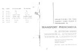 Bird - Steward - Lightfoot - Transport Phenomena (2nd Ed.) SOLUTUIONS