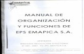 Manual de Organizacion y Funciones EMAPICA