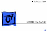 Apple Portable StyleWriter Service Source