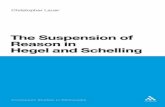 Christopher Lauer the Suspension of Reason in Hegel and Schelling Continuum Studies in Philosophy 2010