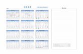 2014 Calendar With Event Planner v2