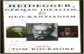 Heidegger, German Idealism, & Neo-Kantia - (Ed.) Tom Rockmore