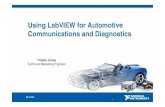Using Labview for Automotive Communications and Diagnostics