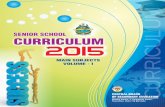 2015 Senior Curriculum Volume 1