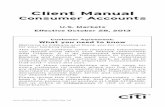 Client Manual Consumer Banking - Citibank