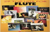 29 Top Hits for Flute (Songbook)