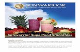 Sunwarrior Smoothie eBook