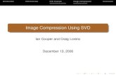 Data Compression Using Svd