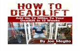 Joe Meglio - Deadlift Like a Man