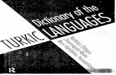 37.Dictionary of the Turkic Languages