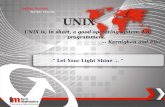 Unix Overview