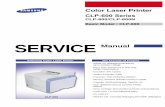 Samsung CLP 600 Series Service Manual