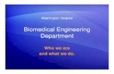 Bio medical Engineering Washington Hospital