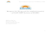Proposal for Implementation of SAP ERP System at ISARC