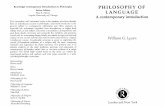 Lycan, William G - Philosophy of Language - An Introduction (2000)