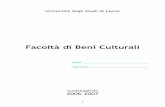 Beni Culturali Lecce 2006 Guida