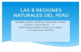 LAS 8 REGIONES NATURALES DEL PERÚ