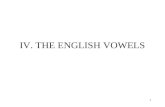 4 the English Vowels IV