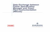Smart Plant Instrumentation and Fisher Specification Manager
