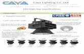 High Bay Light Specifications1