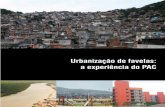 pac urbanização de favelas