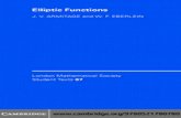 Elliptic Functions Cambridge