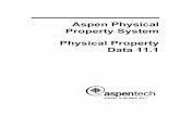 Physical Property Data Aspen