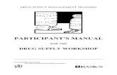 Drug Supply Management-Participants Manual