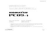 Komatsu excavator : Seb m 026105