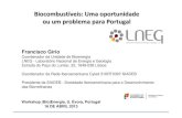 Biocombustíveis - Uma oportunidade ou um problema para Portugal - PALESTRA_EVORA_16_ABRIL_2013