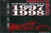 Harley-Davidson 1997- 1998 Softail. Service Manual.