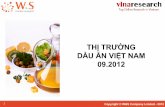 W&S - Báo cáo nghiên cứu - Tình hình thị trường dầu ăn Việt Nam - 9_2012