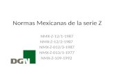 Normas Mexicanas de La Serie Z