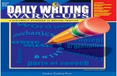 Daily Writing Warm-Ups (Grades 3-4 )