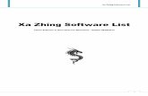 Xa Zhing Software List - Update 08.05.2013