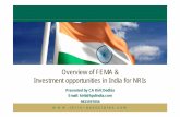 Over View of FEMA and Investment Opportunities for NRI