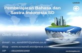Pembelajaran Bahasa Dan Sastra Indonesia Sd