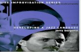 Jerry Bergonzi - Vol 6 - Developing a Jazz Language