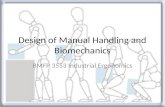 Lecture 3 Design of Manual Handling and Biomechanics