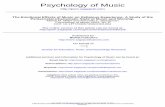 Pentecostal-Charismatic Style of Music and Worship  The Emotional Effects of Music on Religious Experience: A Study of the