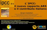 Castellari - Ipcc AR5 Il Nuovo Rapporto e Il Contributo Italiano