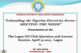 Dr. Sam Amadi Presentation at the Lagos Oil Club_April 23rd 2012