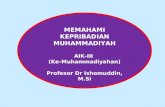 Memahami Kepribadian Muhammadiyah AIK III S5